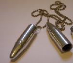 Bullet necklace, available commercially, it appears 