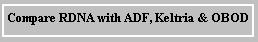 Compare RDNA with ADF, Keltria & OBOD
