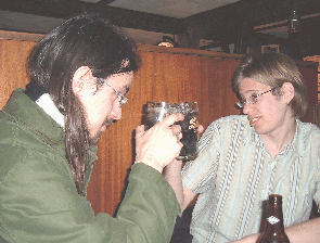 drinking the local juice.