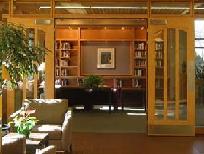  Entrance Hall of Gould Library.  This section has books recommended by students or alumni of Carleton.  It's a pleasant place to have book club meetings.